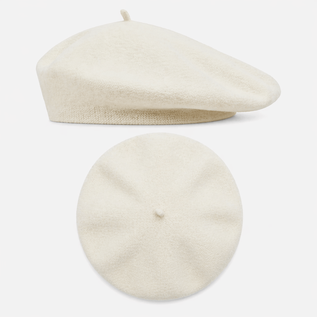 Béret Femme Blanc - NORA