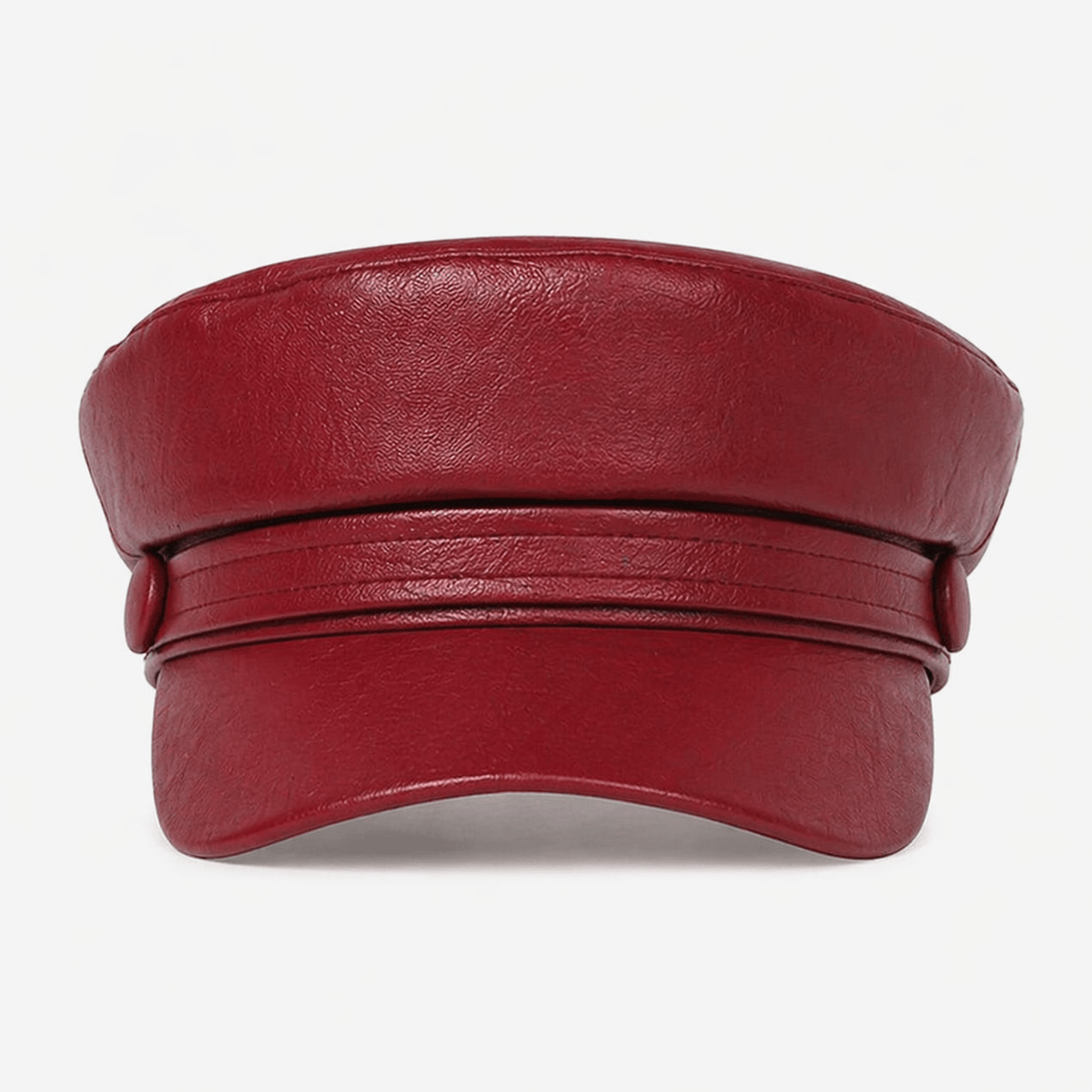 Béret Femme Cuir Rouge - SONIA