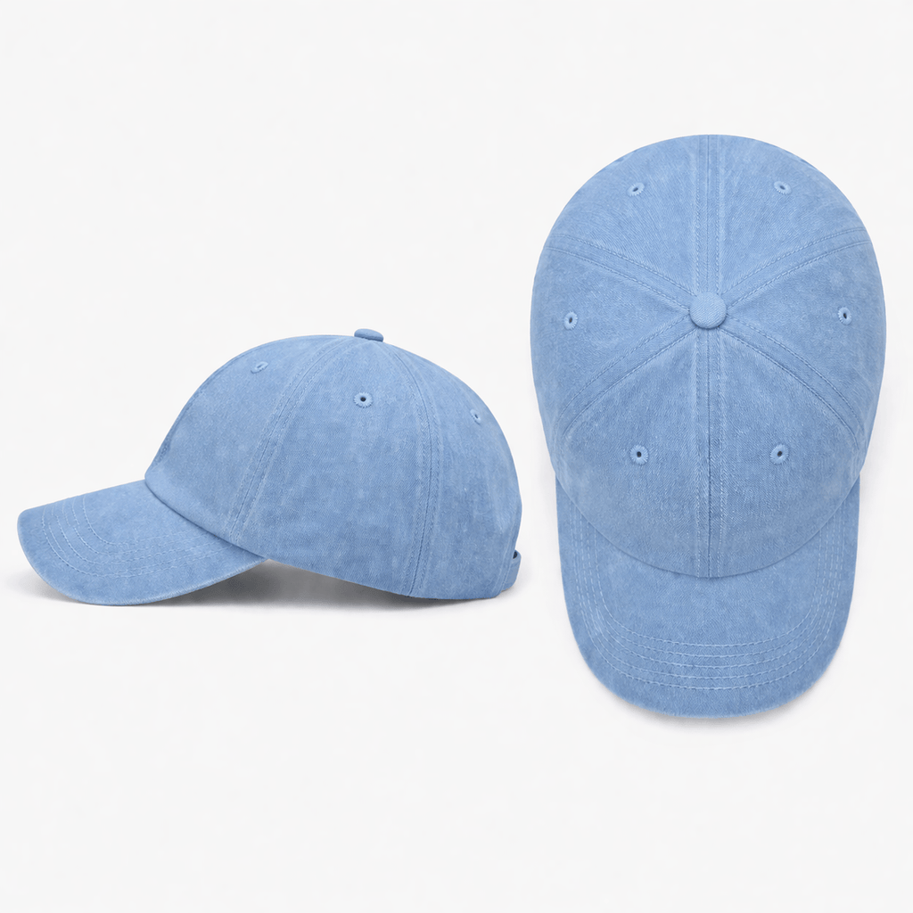 Casquette Baseball Coton Bleu Ciel - TINA