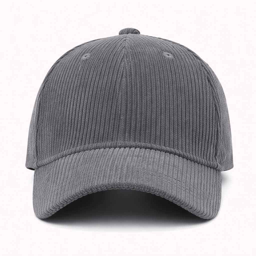 Casquette Baseball Velours Gris - ETTA