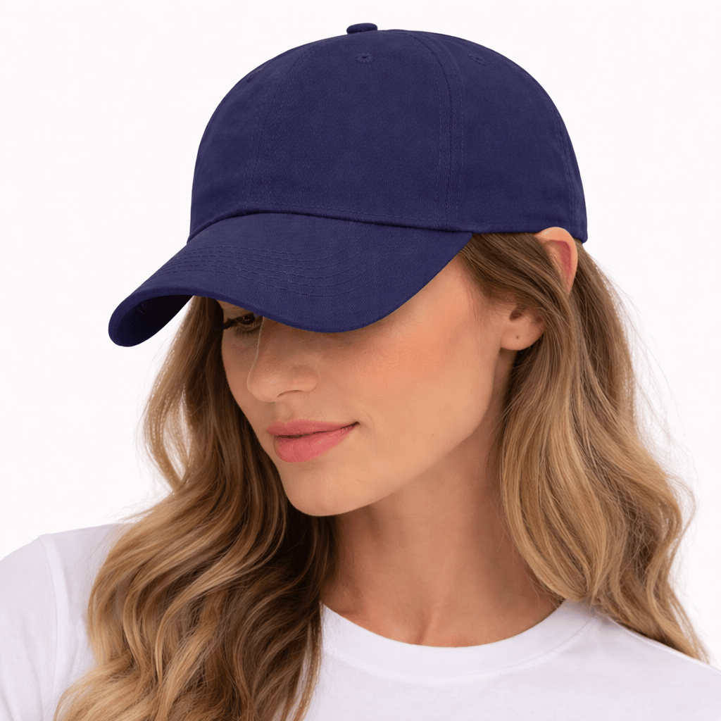 Casquette Coton Femme Bleu Marine - VERA