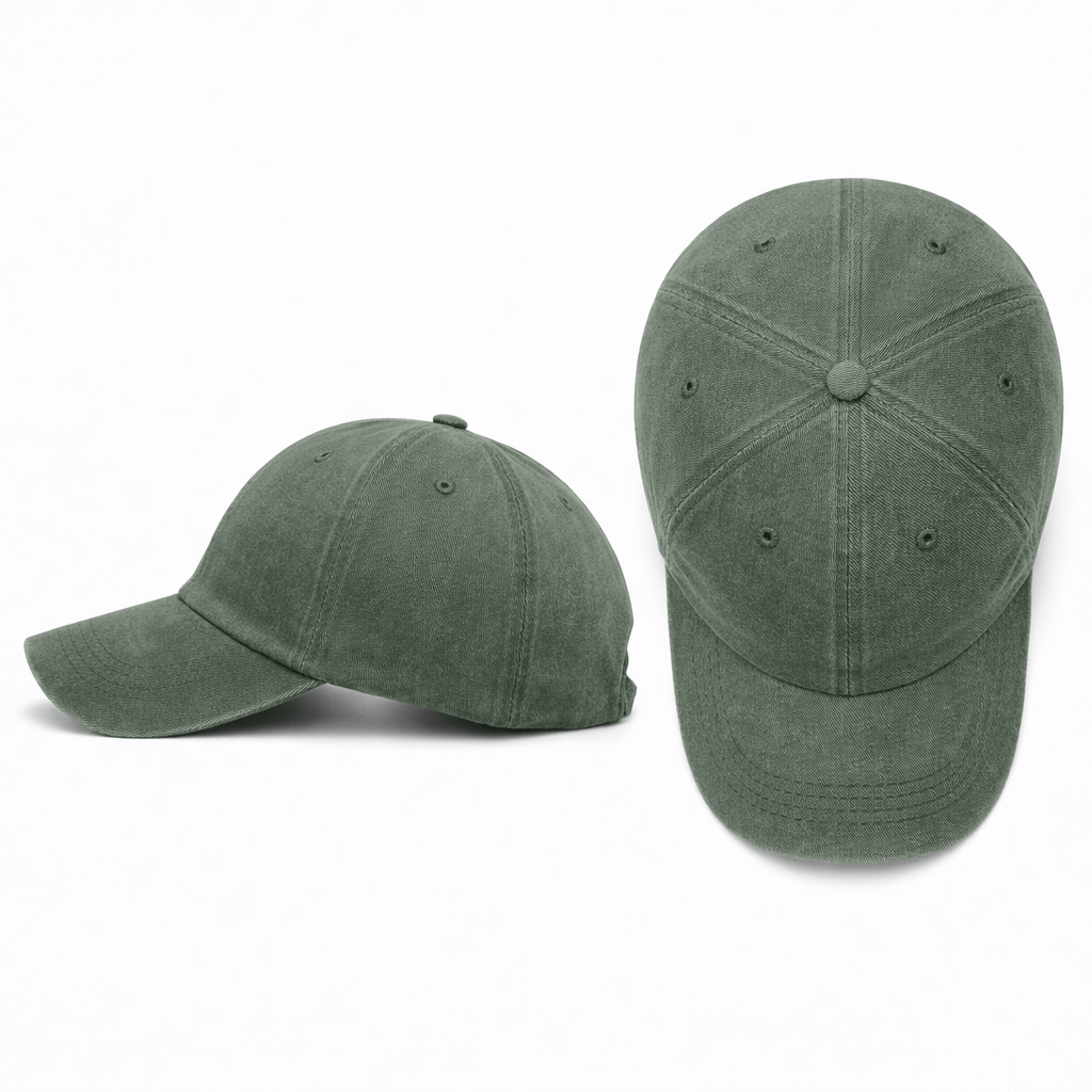 Casquette Coton Homme Kaki - AYLA