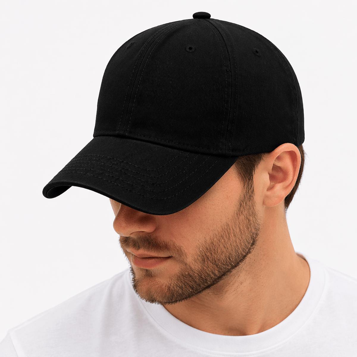 Casquette Coton Homme Noir - ZOEY