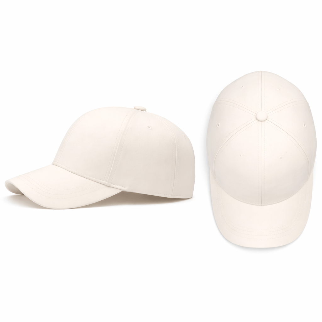 Casquette Cuir Homme Beige - LOLA