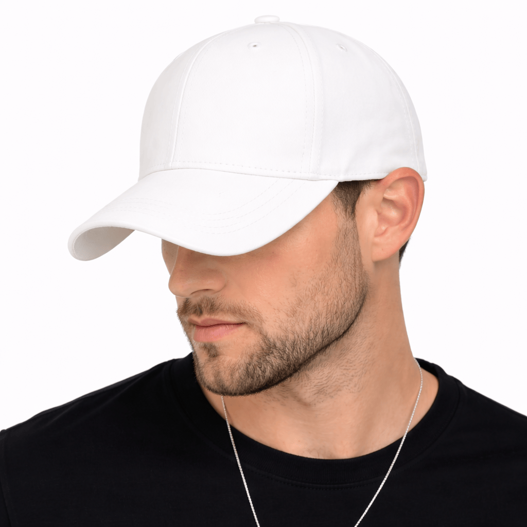 Casquette Cuir Homme Blanc - LIZA