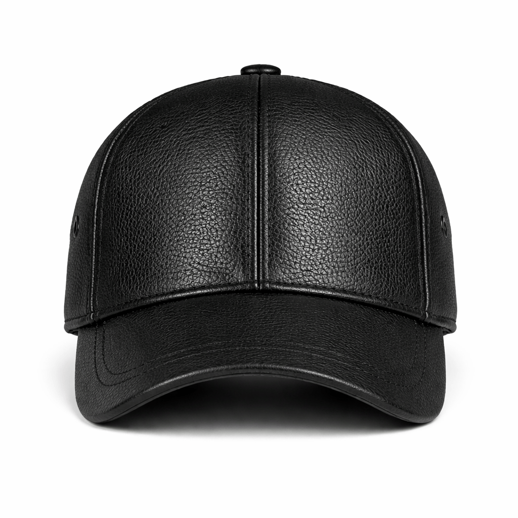 Casquette Cuir Homme Noir - LUNA