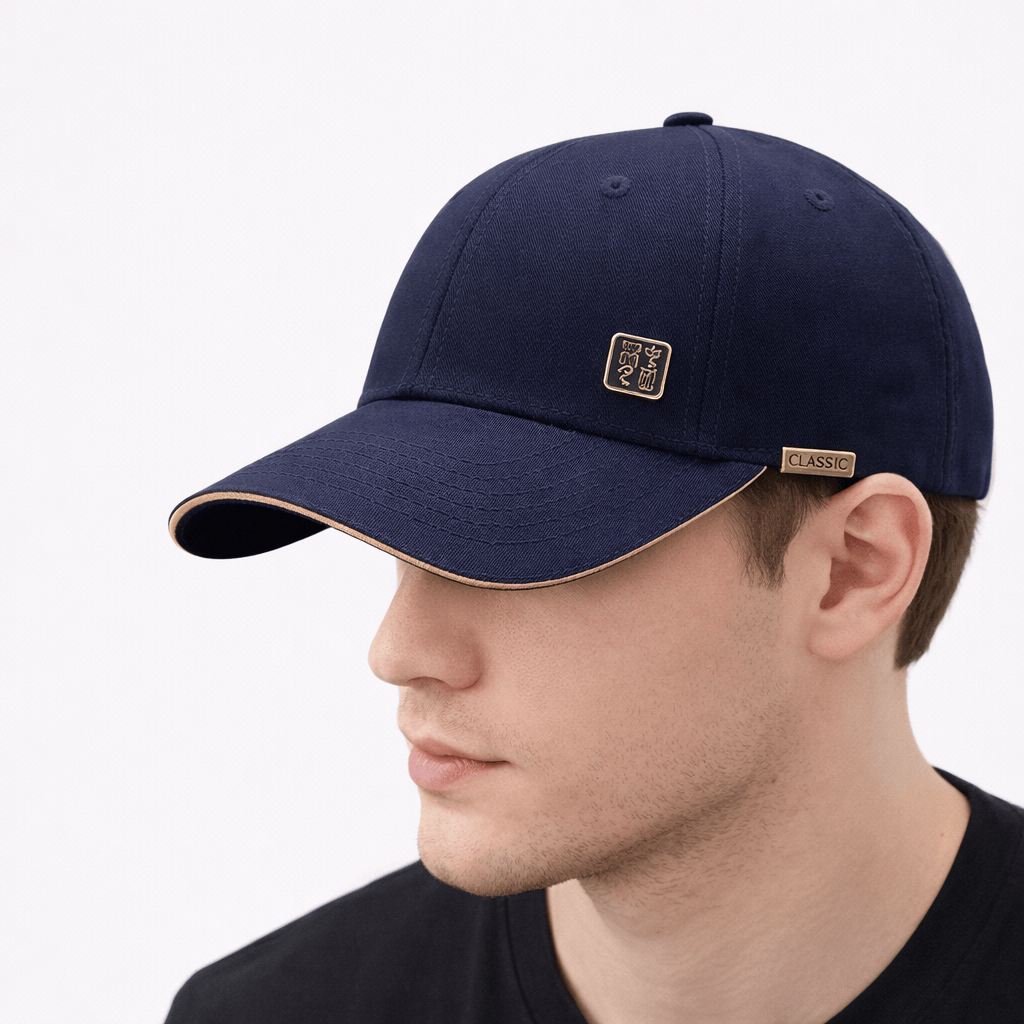 Casquette Grande Taille Homme Bleu - NASH