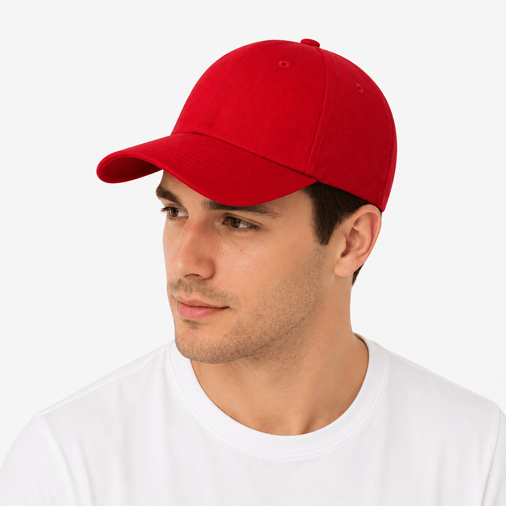 Casquette Homme Rouge - ADAM