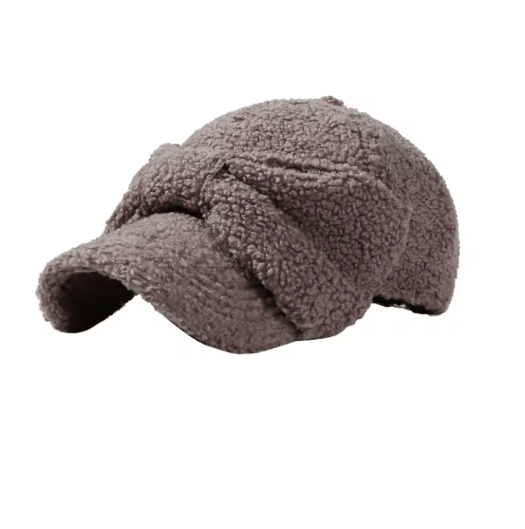 Casquette Laine Femme Marron - ROMY