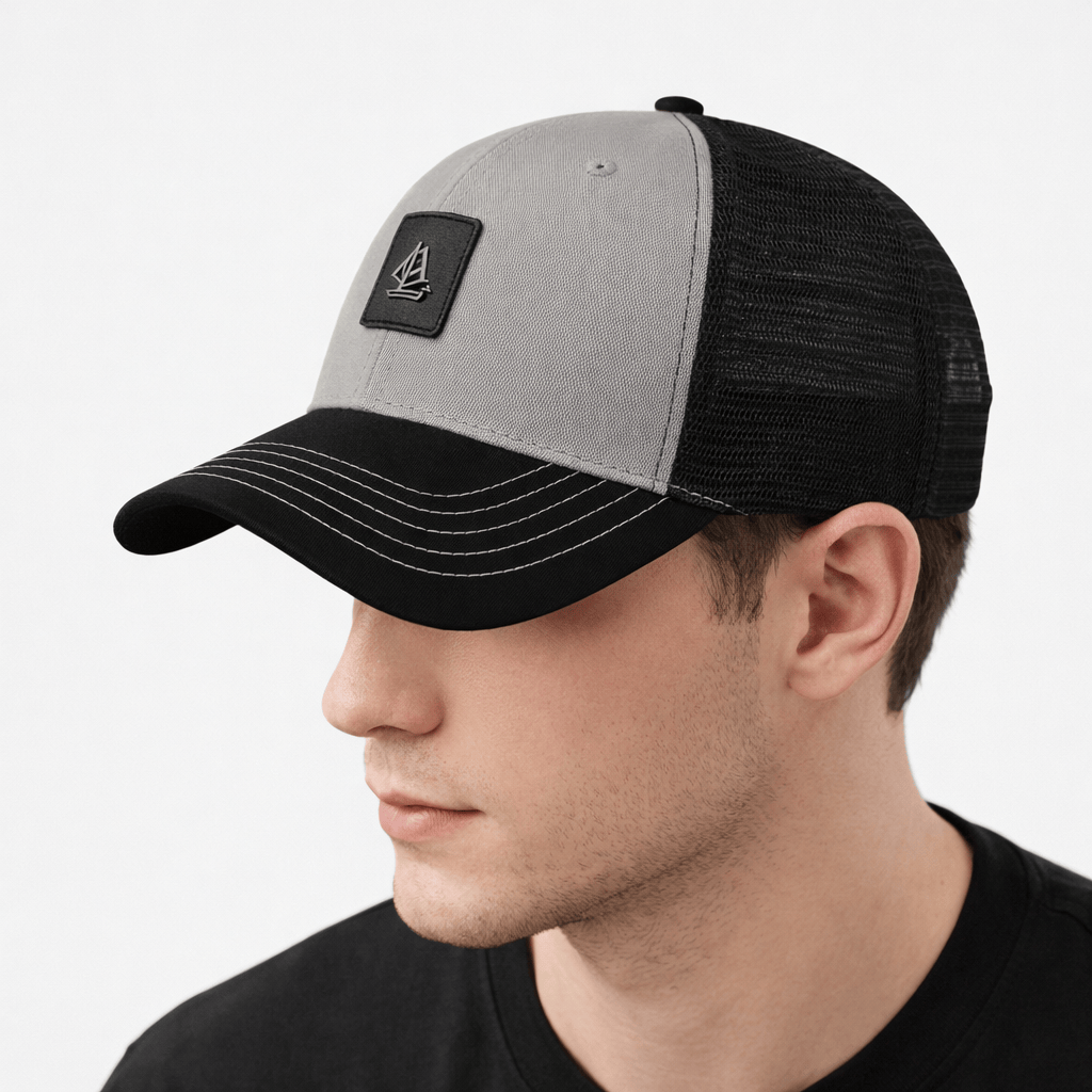 Casquette Trucker Grande Taille 65 cm Gris - ARLO