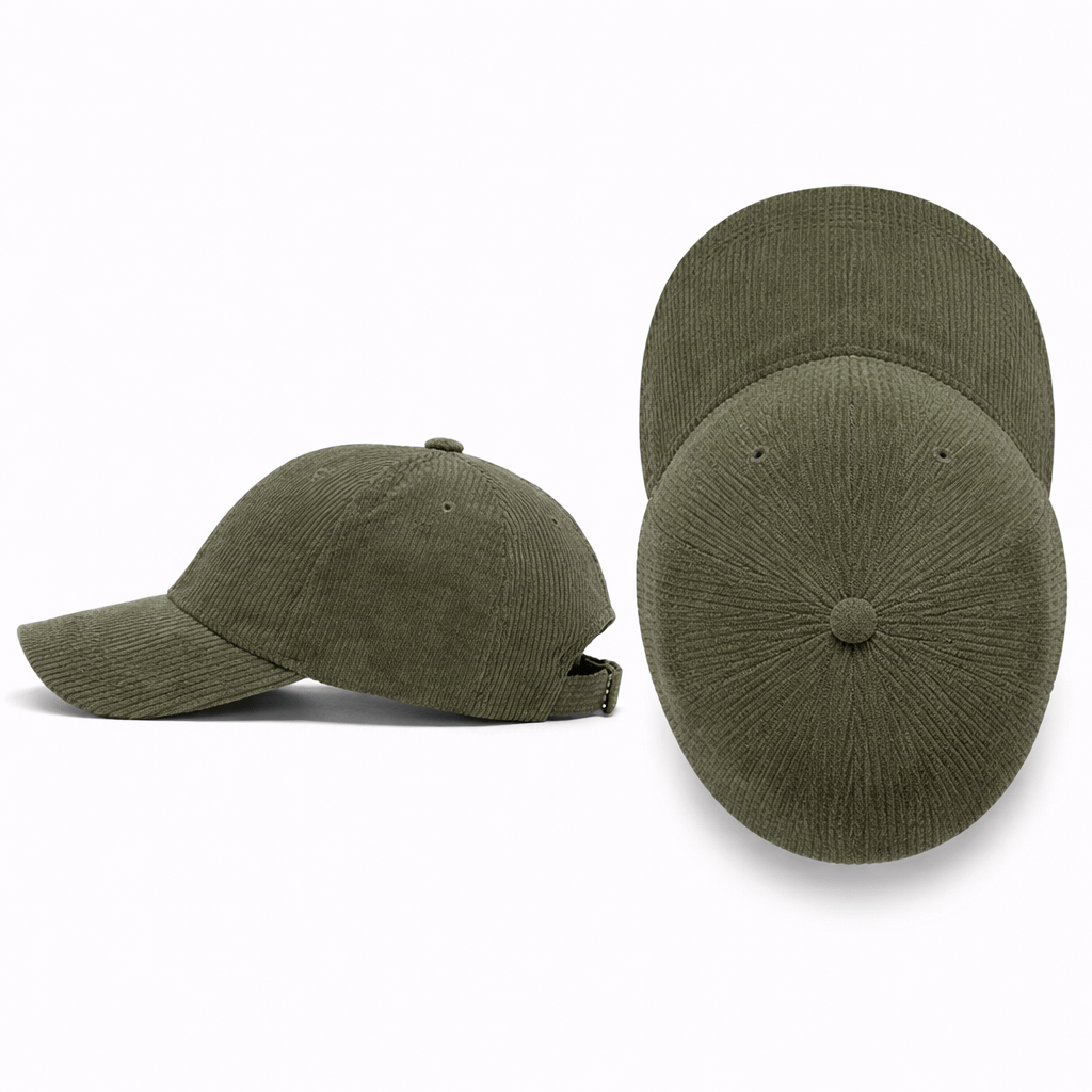 Casquette Velours Femme Vert Sapin - CLEO