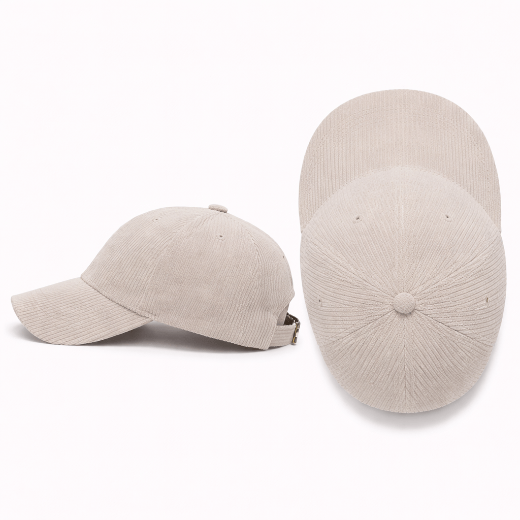 Casquette Velours Homme Beige - EMMA