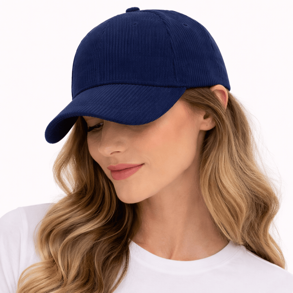 Casquette Velours Homme Bleu Marine - ERIN