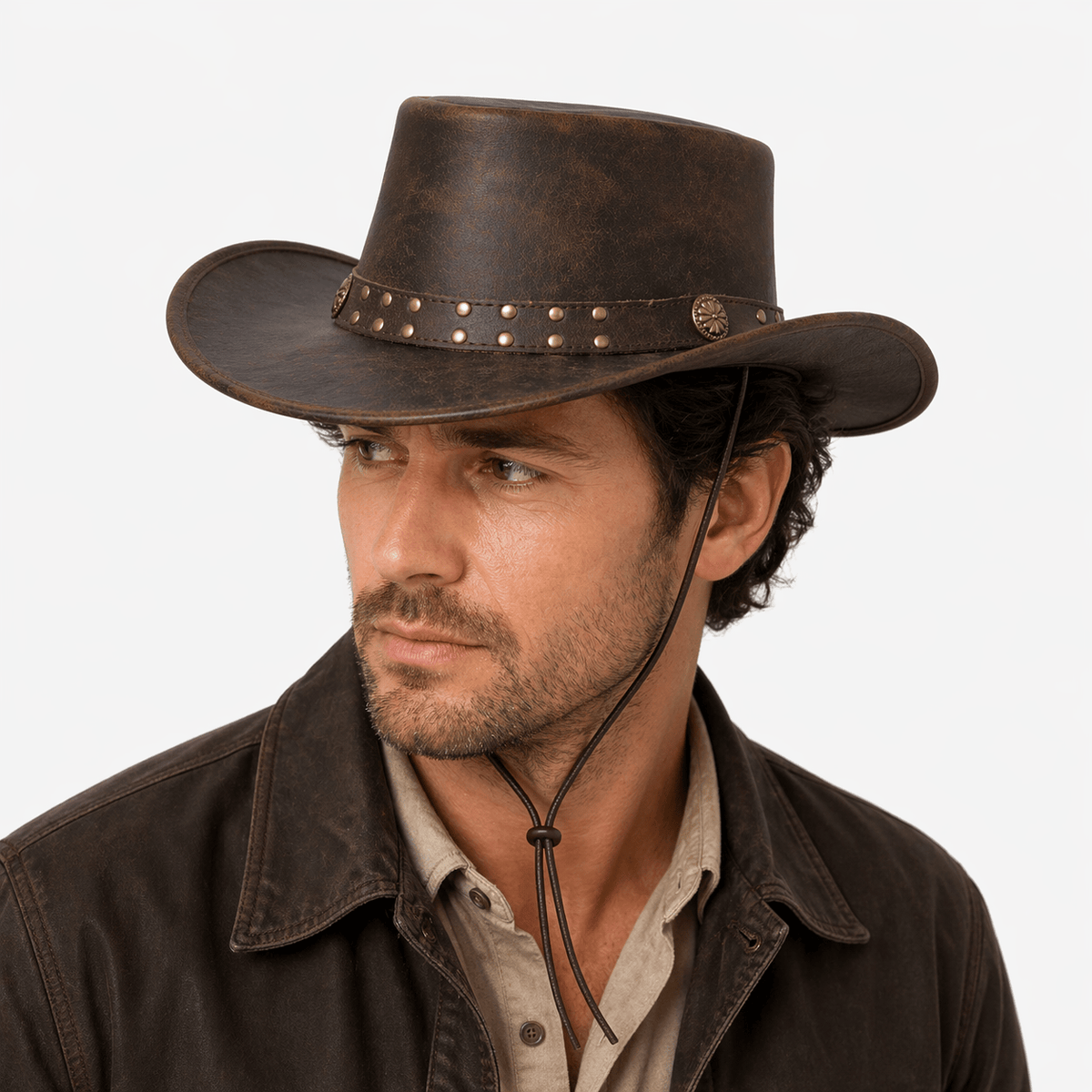 Chapeau Cowboy Cuir - LÉON