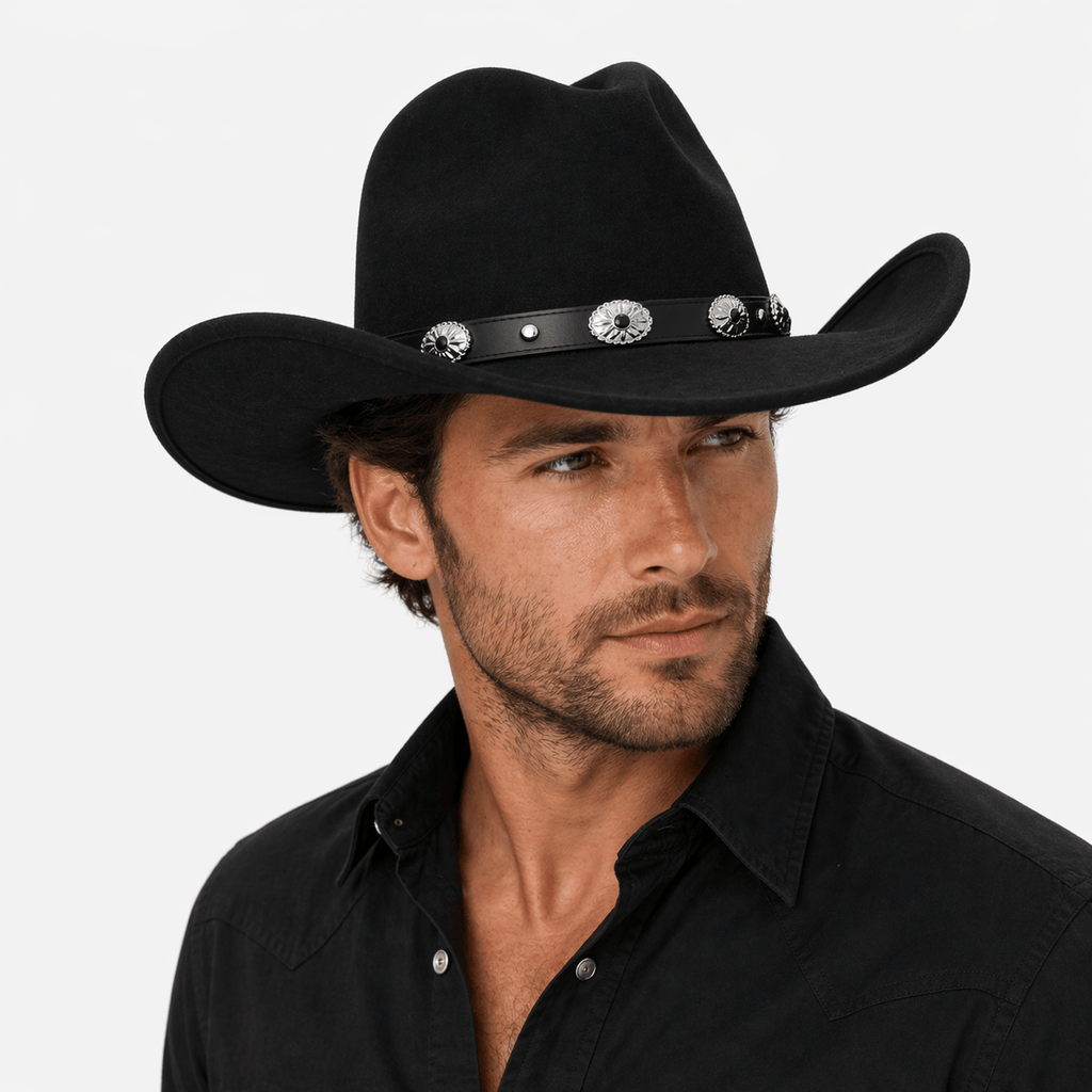 Chapeau Cowboy Noir - YONI