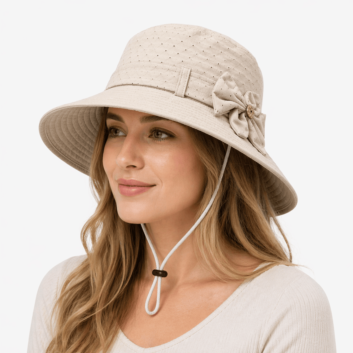 Chapeau Femme Beige - LOUISE