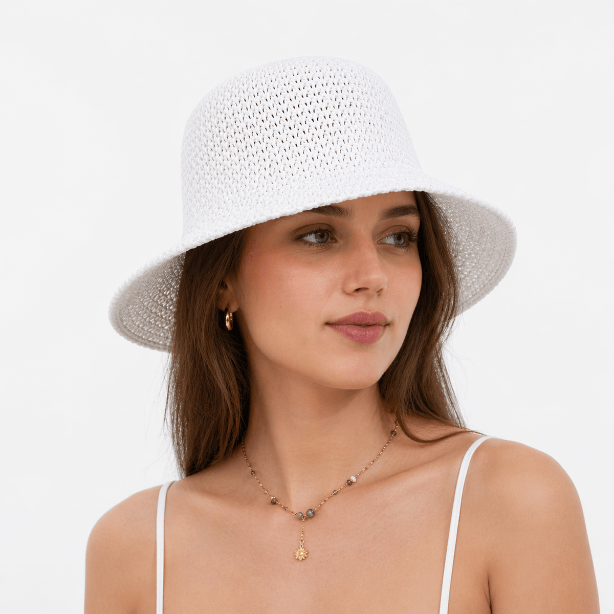 Chapeau Femme Blanc - BELINDA